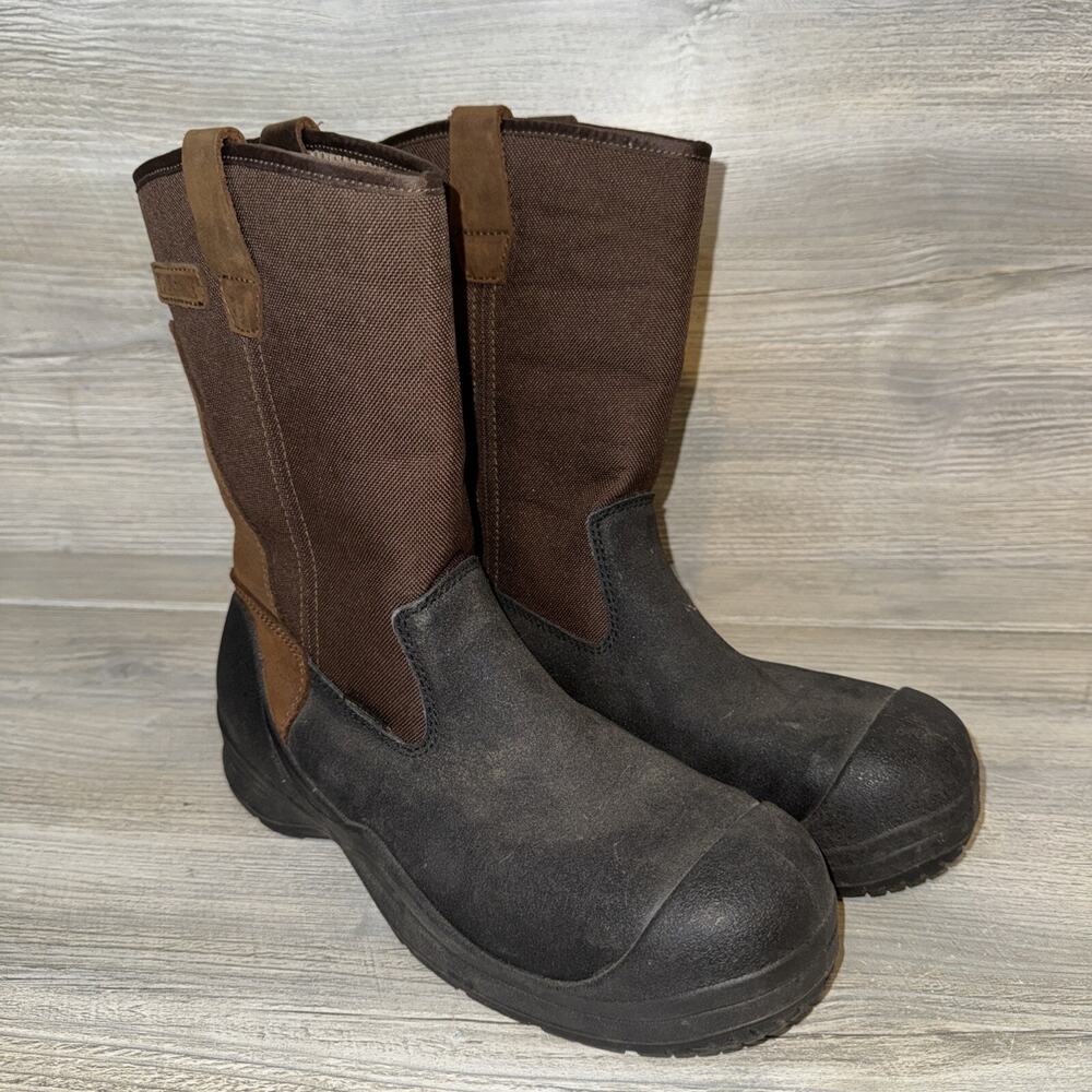 Wolverine Mens Size 8M Steel Toe Work Boots Brown/Black W12194